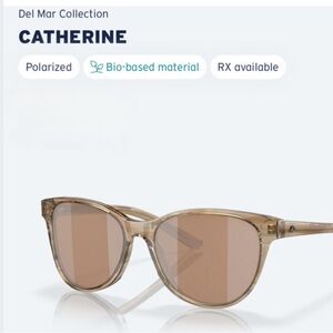 Costa women sunglasses CATHERINE 06S2012 Polarized Glass